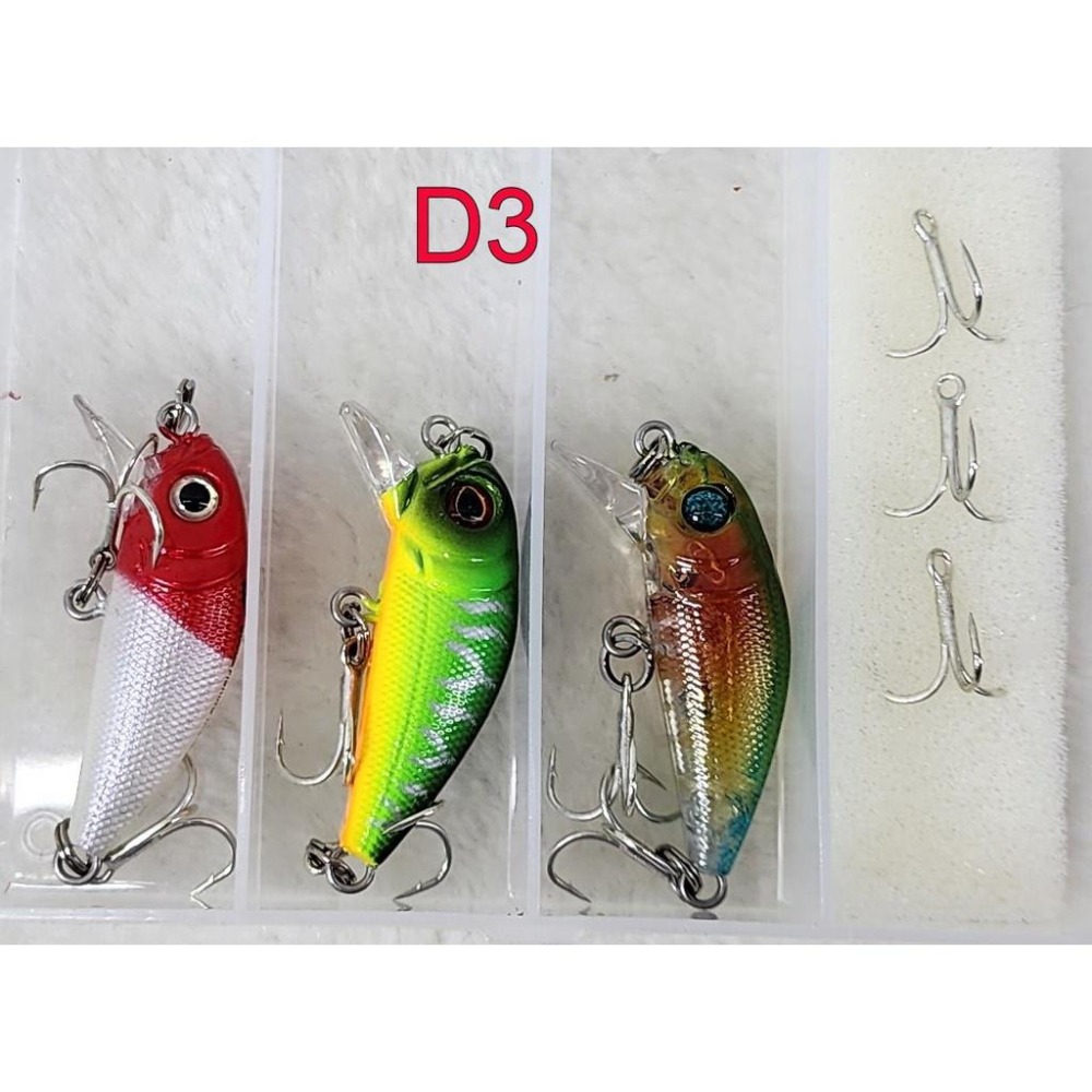 【魚戰釣具】超值3入路亞套組-細節圖2