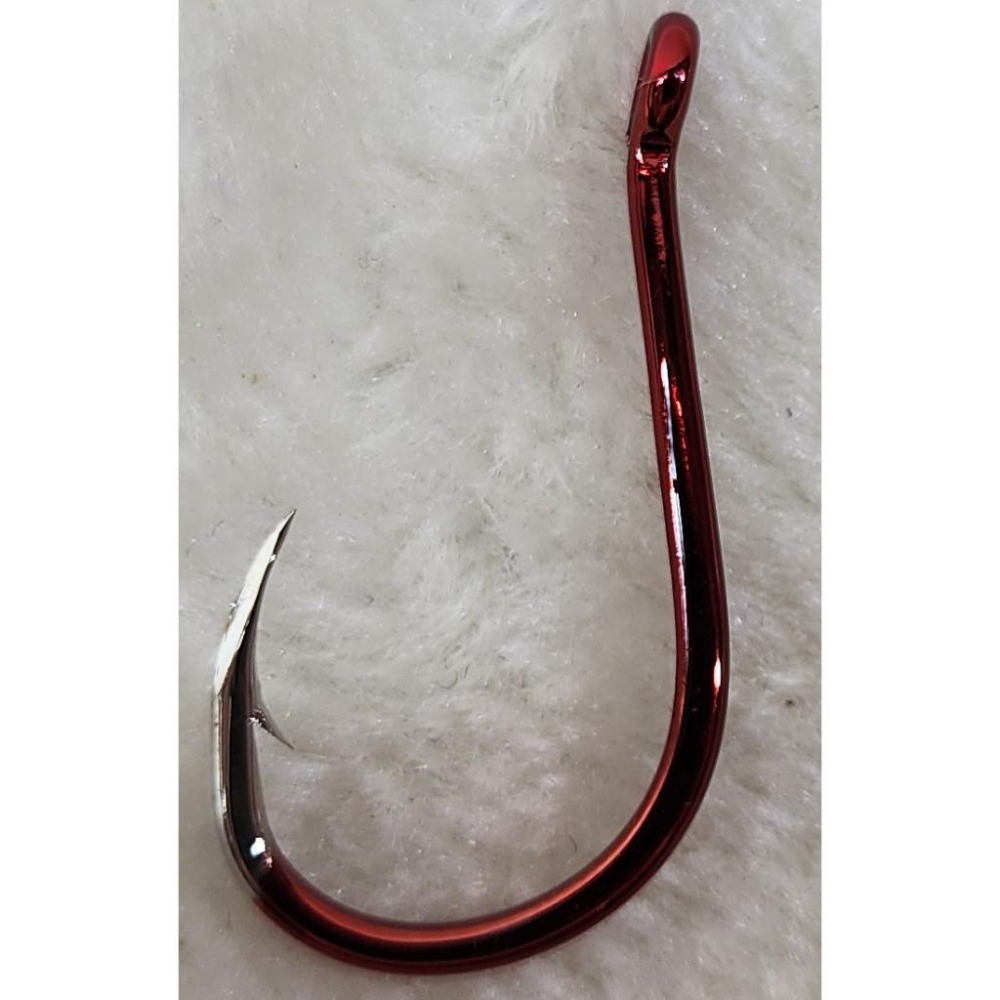 【魚戰釣具】夢鉤屋 3178 月牙管付チヌ 紅-細節圖9