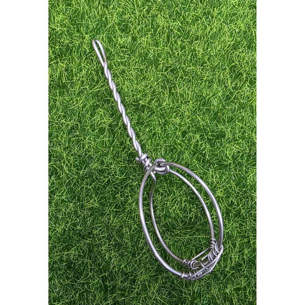 【魚戰釣具】手工白鐵鰱魚勾 方塊餌適用-細節圖5