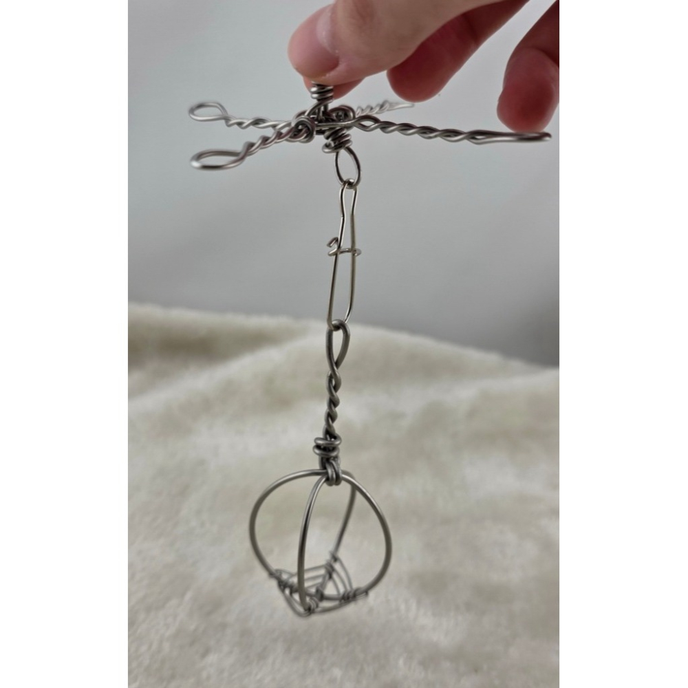 【魚戰釣具】手工白鐵鰱魚勾 方塊餌適用-細節圖8