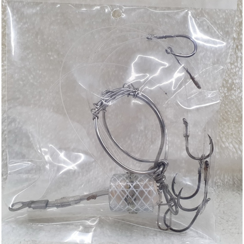 【魚戰釣具】手工白鐵鰱魚勾 方塊餌適用-規格圖10