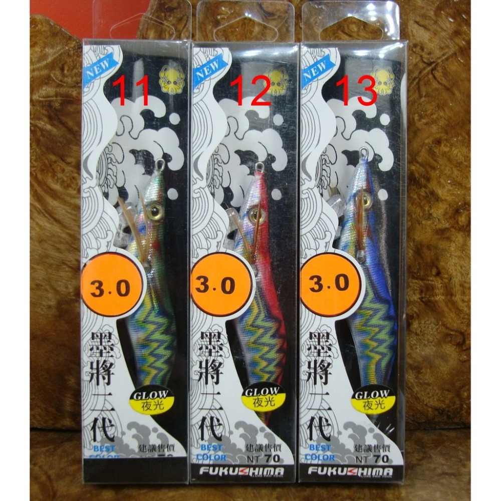 【魚戰釣具】FUKUSHIMA 墨將二代木蝦(閃電蝦)3.0吋17g-細節圖2