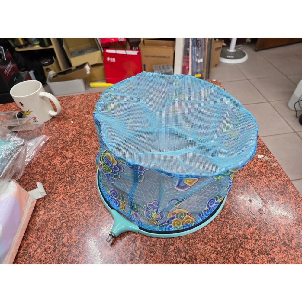 【魚戰釣具】高級水藍布網-手撈網-細節圖4
