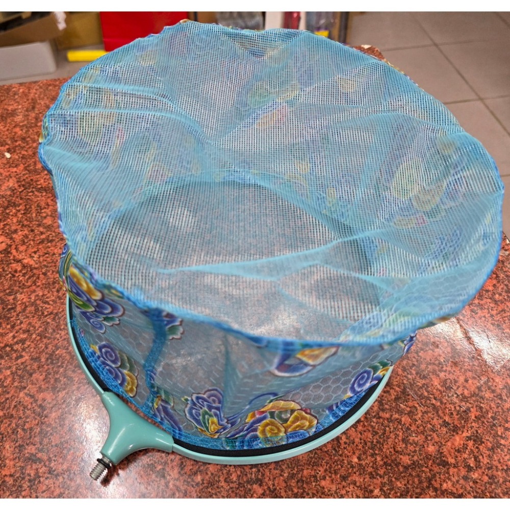【魚戰釣具】高級水藍布網-手撈網-細節圖5