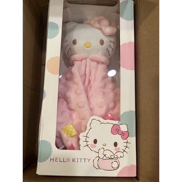 正品 可愛hello Kitty安撫豆豆巾 嬰兒可入口牙咬搖鈴玩偶 助眠神器👶-細節圖9