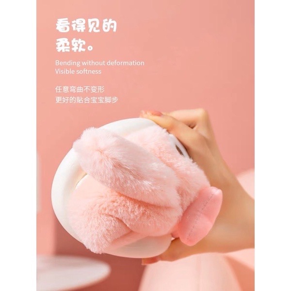 正品 美樂蒂 棉拖鞋 冬季家居室内防滑保暖 親子可愛女生毛毛拖鞋 市內拖鞋（大人小孩）-細節圖4