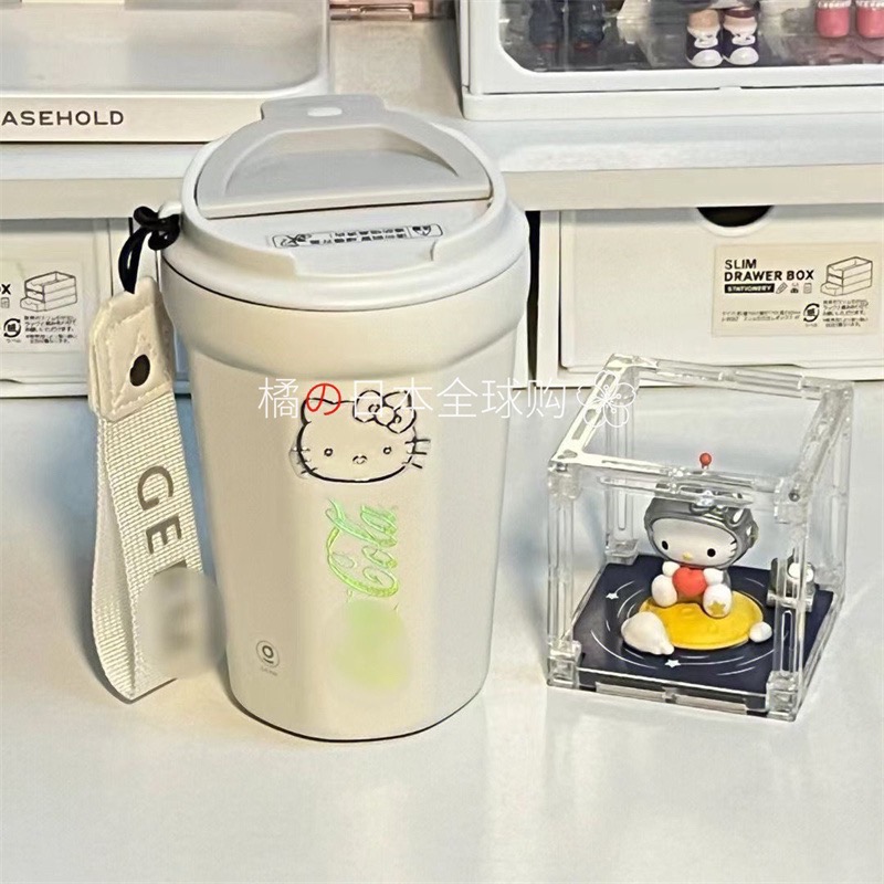 正品 日本ZGP hellokitty保温杯子 水杯美式不鏽鋼 隨手杯 冰霸杯-細節圖2