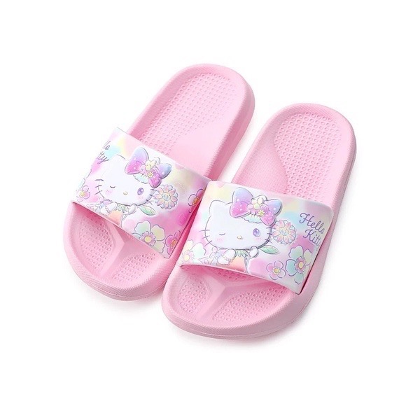 正品 可愛Hello kitty 兒童鞋 大人 室內家居軟底 拖鞋-細節圖2
