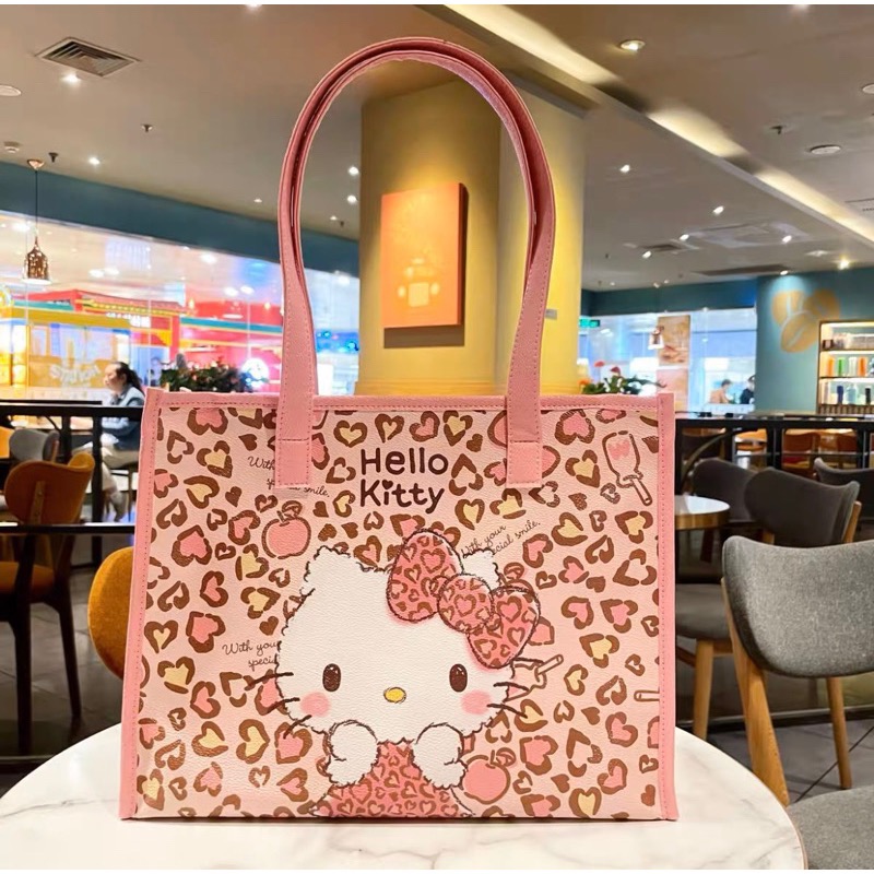 正品 HelloKitty凯蒂猫手提袋 單肩背包 大容量-細節圖3
