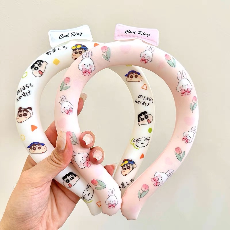 正品蠟筆小新 夏季 冰涼項圈 防暑 降溫神器 戶外 運動 降溫圈 日式 pcm 冰涼脖頸圈 冰感項圈 夏季必備 迅速降溫-細節圖2