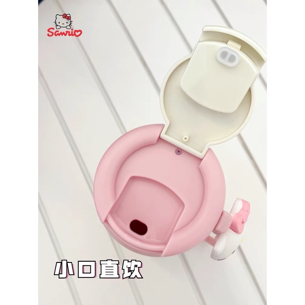 正品 hellokitty保温杯 陶瓷内胆 咖啡杯 高颜值 不鏽鋼杯-細節圖2