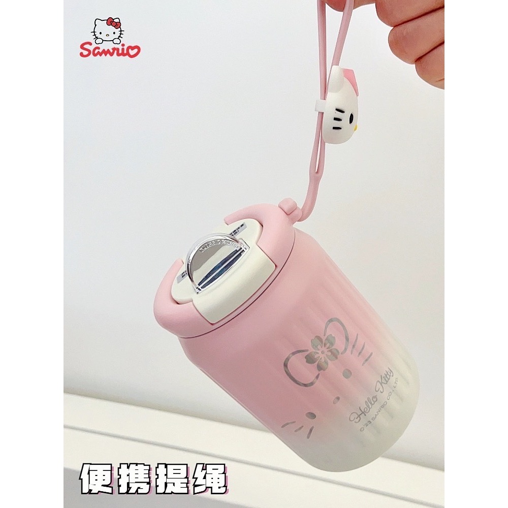 正品 hellokitty保温杯 陶瓷内胆 咖啡杯 高颜值 不鏽鋼杯-細節圖3