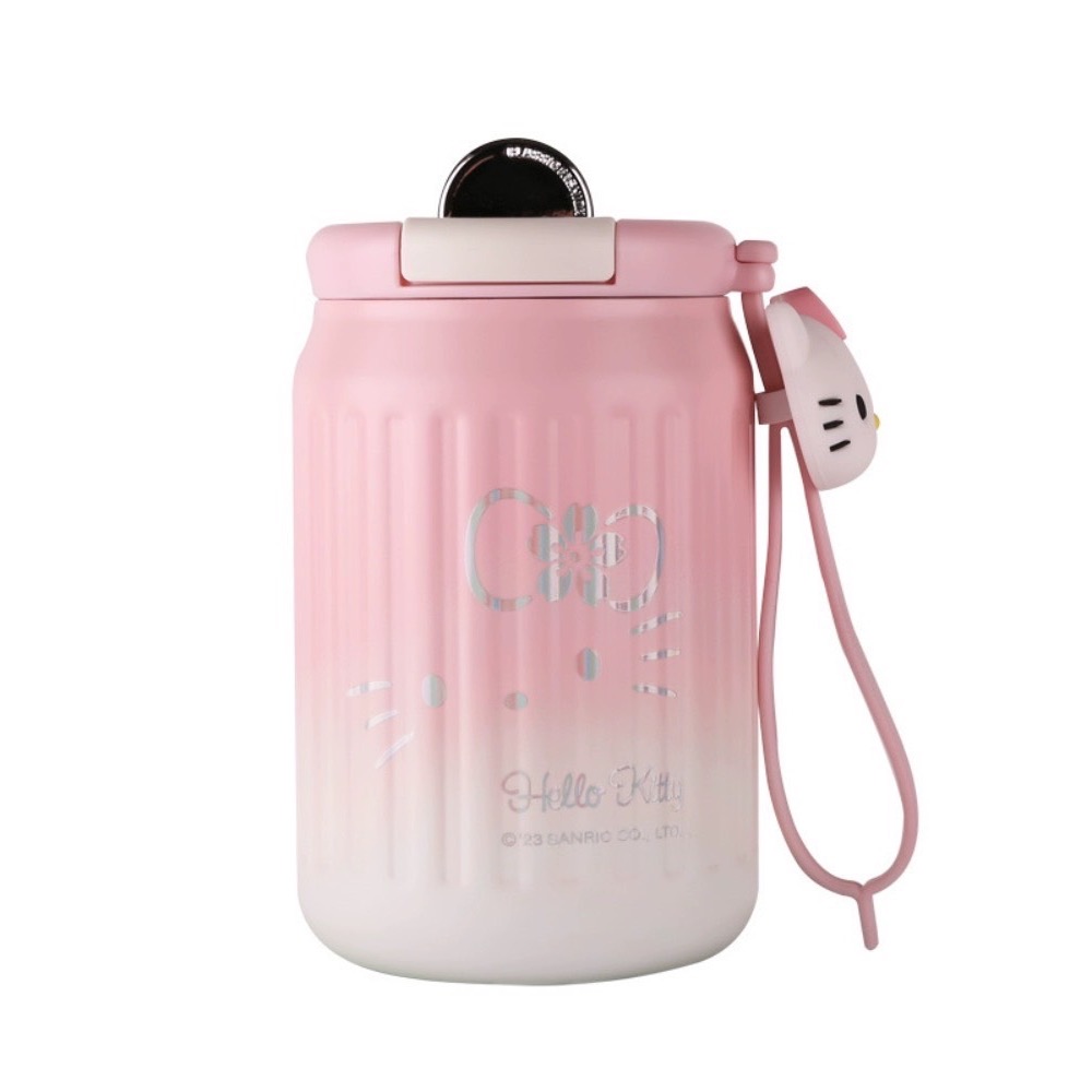 正品 hellokitty保温杯 陶瓷内胆 咖啡杯 高颜值 不鏽鋼杯-細節圖5