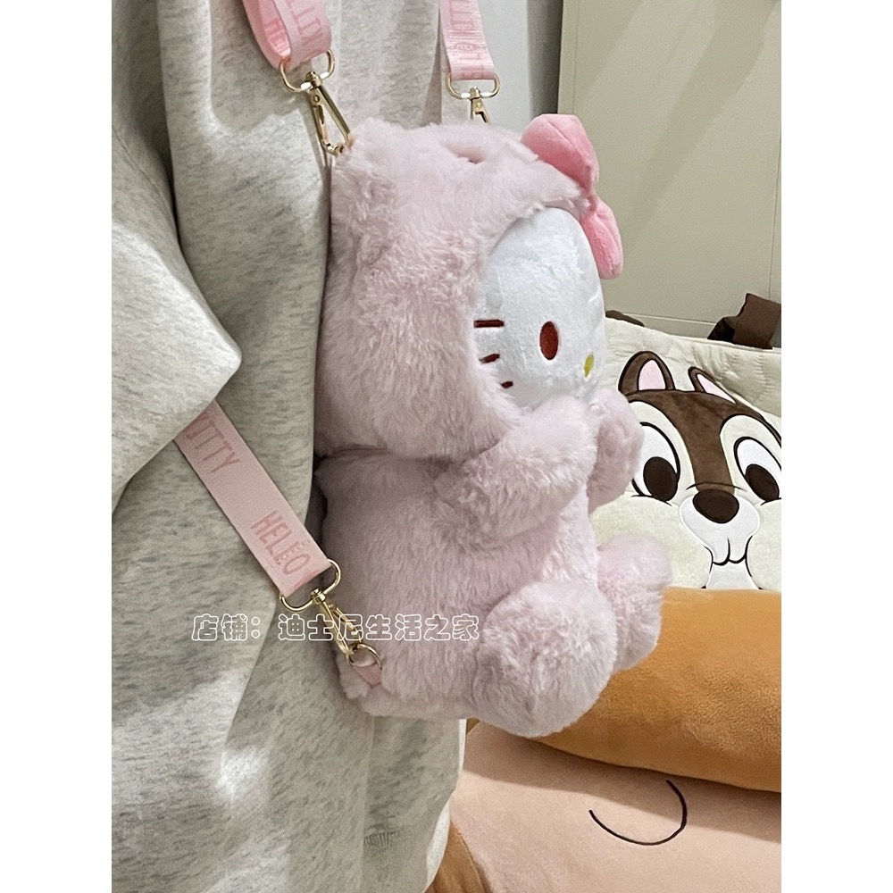 正品hellokitty保温杯 高顏值可愛毛絨禮盒 316 吸管杯-細節圖3