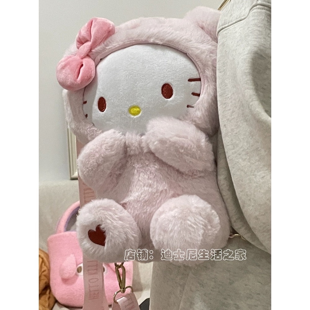 正品hellokitty保温杯 高顏值可愛毛絨禮盒 316 吸管杯-細節圖4