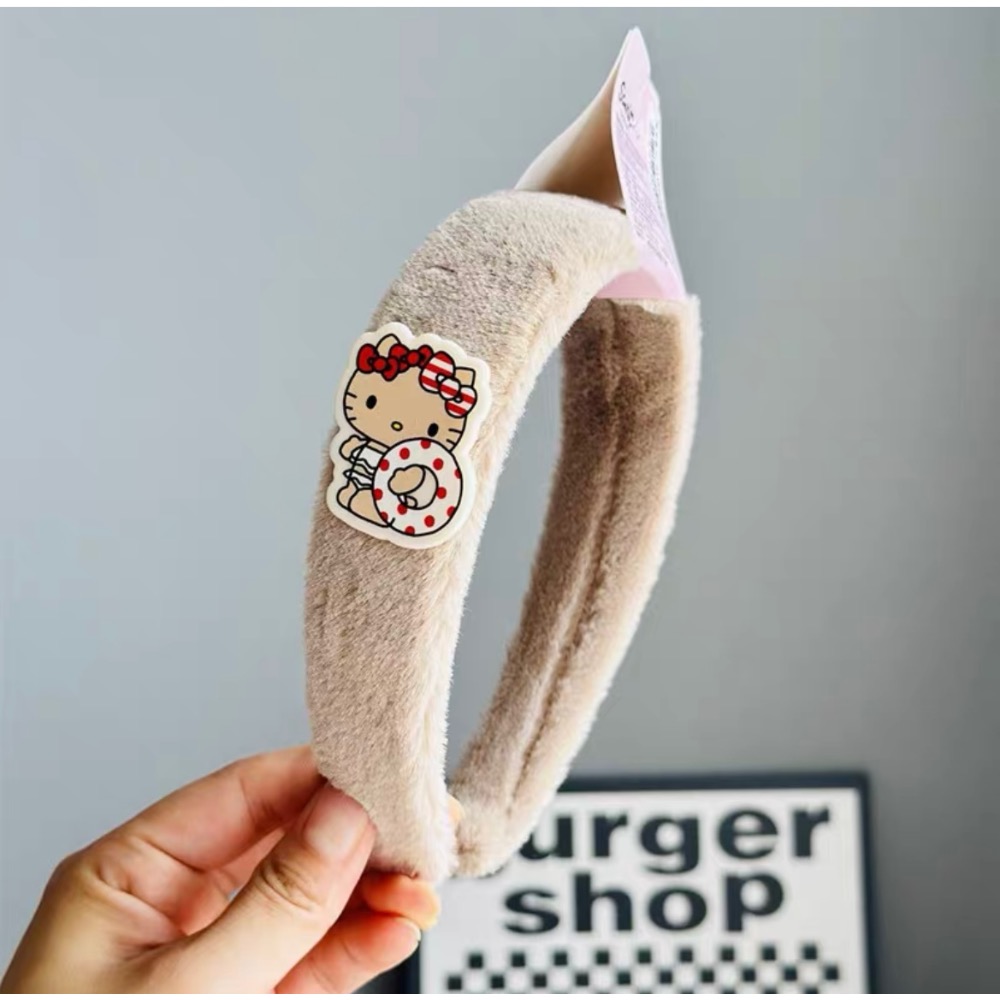 正品 可愛hello kitty髮圈 髮窟 少女心軟萌頭箍 飾品-細節圖2