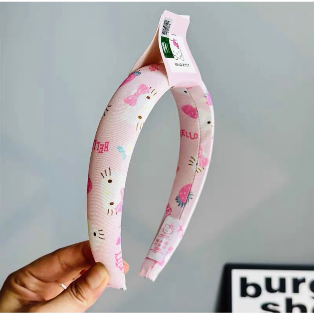 正品 可愛hello kitty髮圈 髮窟 少女心軟萌頭箍 飾品-細節圖5