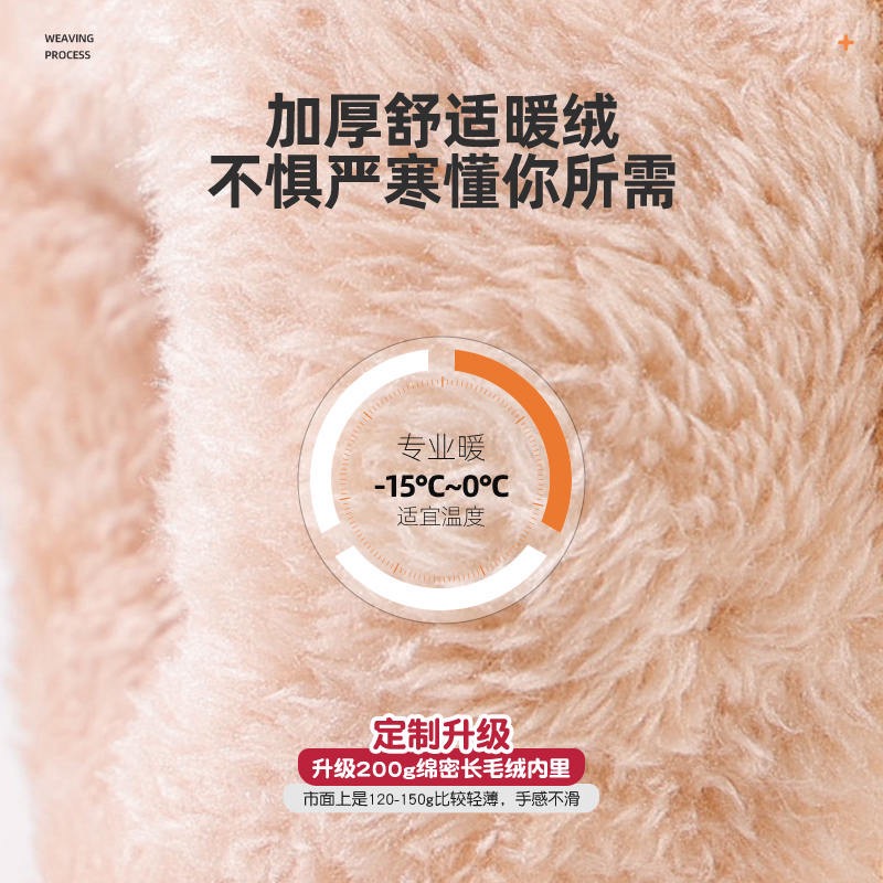 正品 加厚絨毛kitty成人 兒童滑雪手套 冬季玩雪 保暖棉手套 防凍防潑水 可觸控螢幕🧤-細節圖5