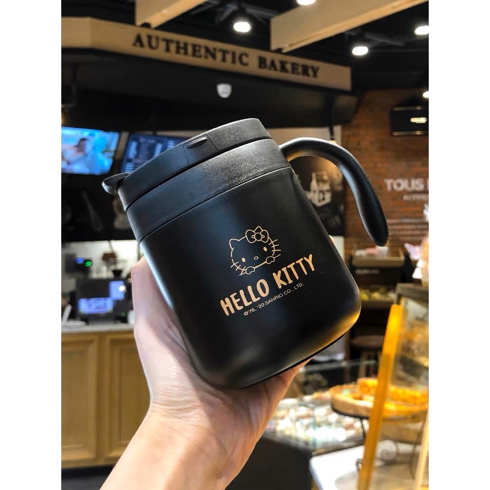 正品可愛Kitty保温杯316不銹鋼 水杯 咖啡杯-細節圖3