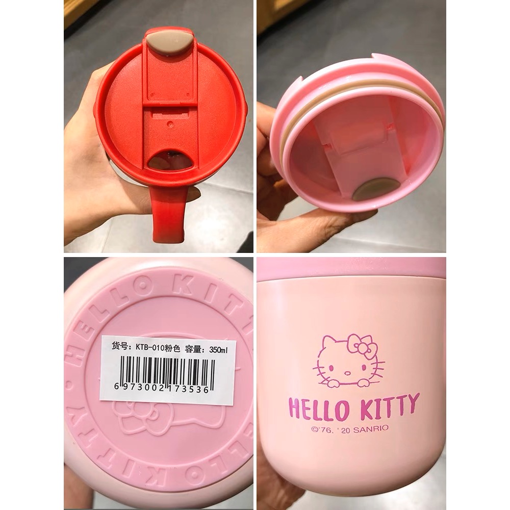 正品可愛Kitty保温杯316不銹鋼 水杯 咖啡杯-細節圖5