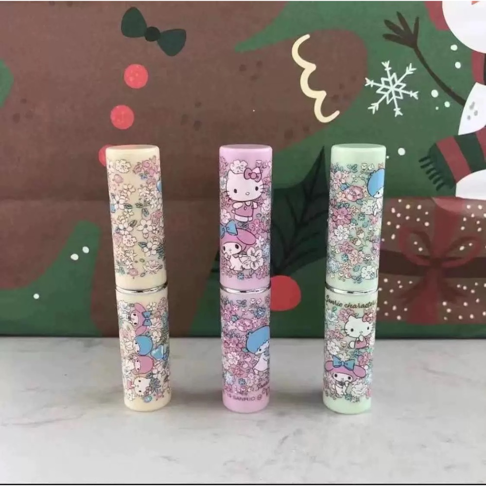 正品 日本DHC橄欖護唇膏 HELLO KITTY限量版 保濕滋潤 護唇膏 3入套裝💄-細節圖4