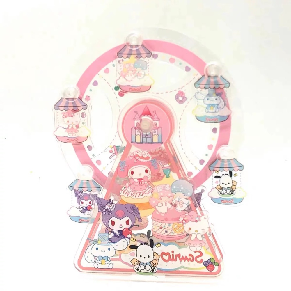 正品 kitty少女心摩天輪 盲盒玩具 可愛立牌玩偶 擺件-細節圖5