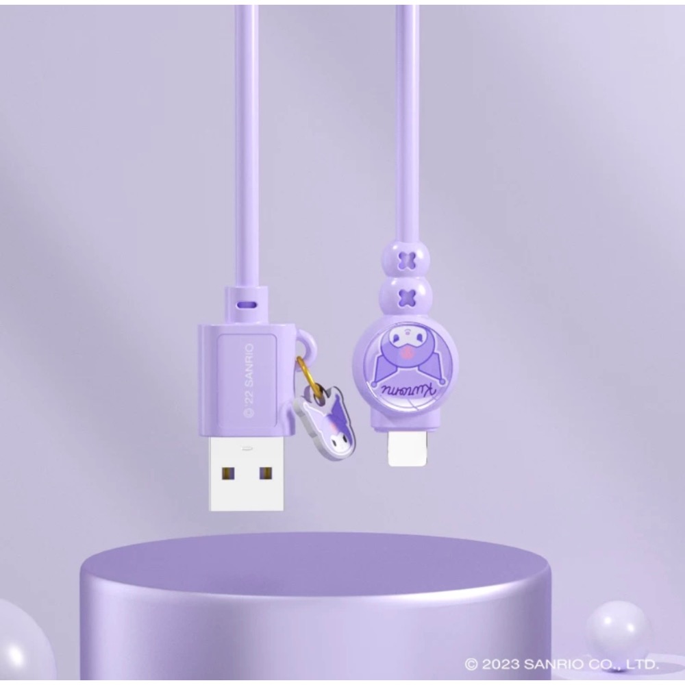 正品Hello Kitty數據線 iPhone 快充1米-細節圖2