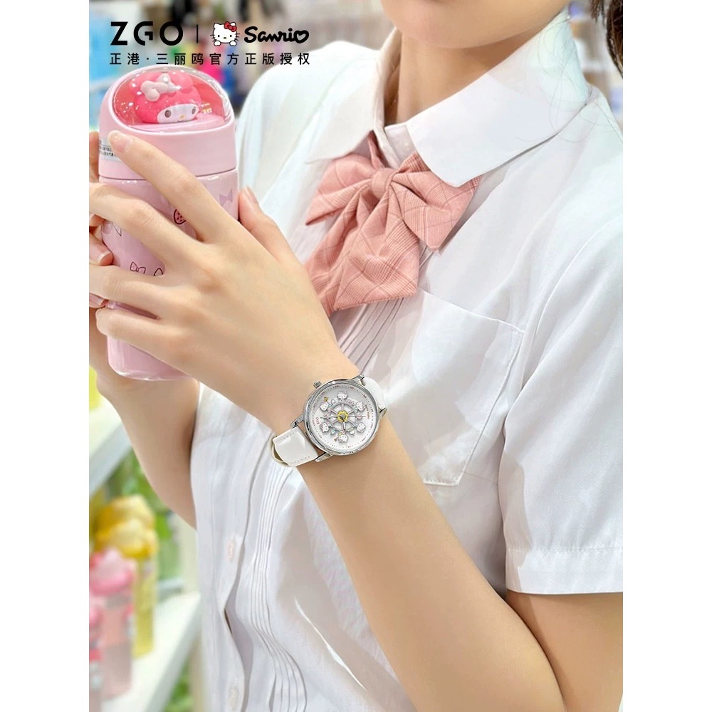 正品 hellokitty凱蒂貓旋轉木馬 手錶 高顏值 生日禮物🎁4款-細節圖2