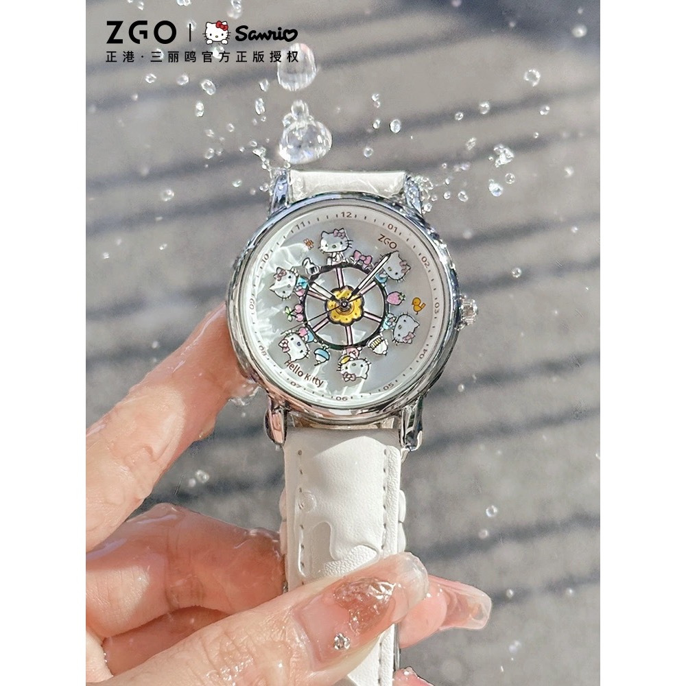 正品 hellokitty凱蒂貓旋轉木馬 手錶 高顏值 生日禮物🎁4款-細節圖4