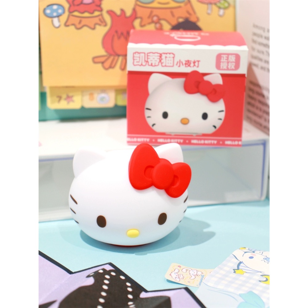 正品 kitty迷你小夜燈 Q版小擺件 （6款）-細節圖6