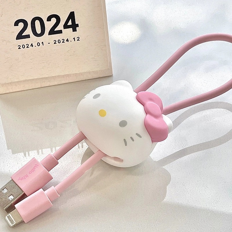 正品Hello Kitty數據線 蘋果🍎/安卓 type-c-細節圖2