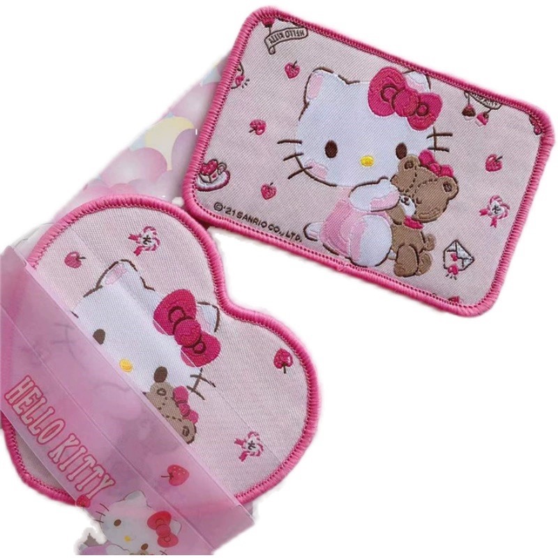 ￼正品 HELLOKITTY瀏海貼 洗臉化妝少女頭飾 碎髮貼 可愛頭飾（一組兩入）-細節圖4