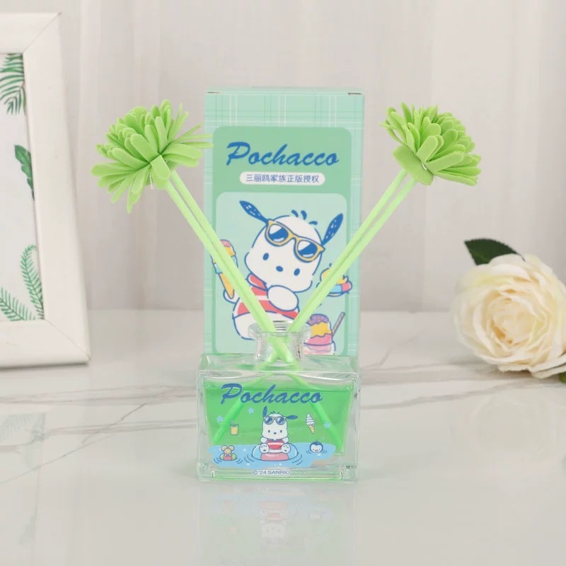 正品 可愛kitty香薰 室內持久空氣清新劑 臥室房間除臭薰香擺件 擴香瓶50cc-細節圖6