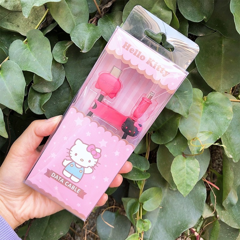 ￼正品Hello Kitty數據線 蘋果15iphone 快充線1米-細節圖3