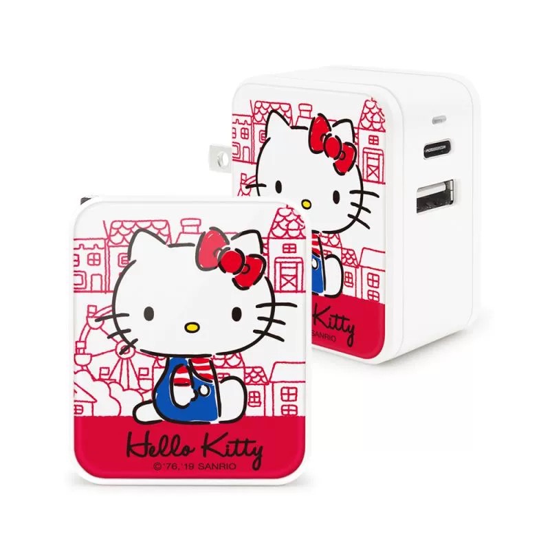 正品 美樂蒂 雙子星 蘋果充電器 iphone充電頭快充30w手機平板快充通用-細節圖5