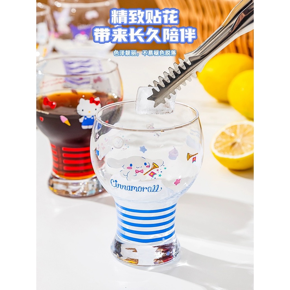 正品 kitty啤酒杯 大容量 玻璃杯 水杯 高顏值杯子-細節圖4