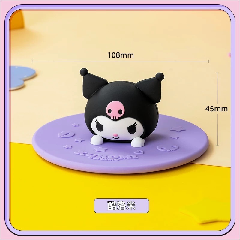 ￼正品 hellokitty食品級矽膠杯蓋 通用圓形 可愛蓋子-細節圖8