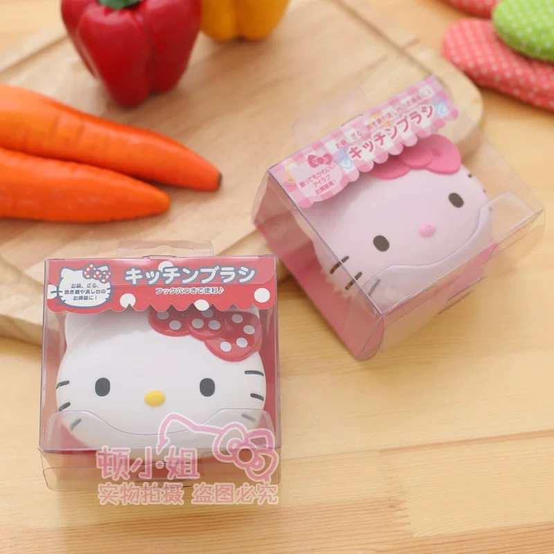 正品 日本hellokitty凱蒂貓新清潔刷 地板刷 刷子-細節圖3