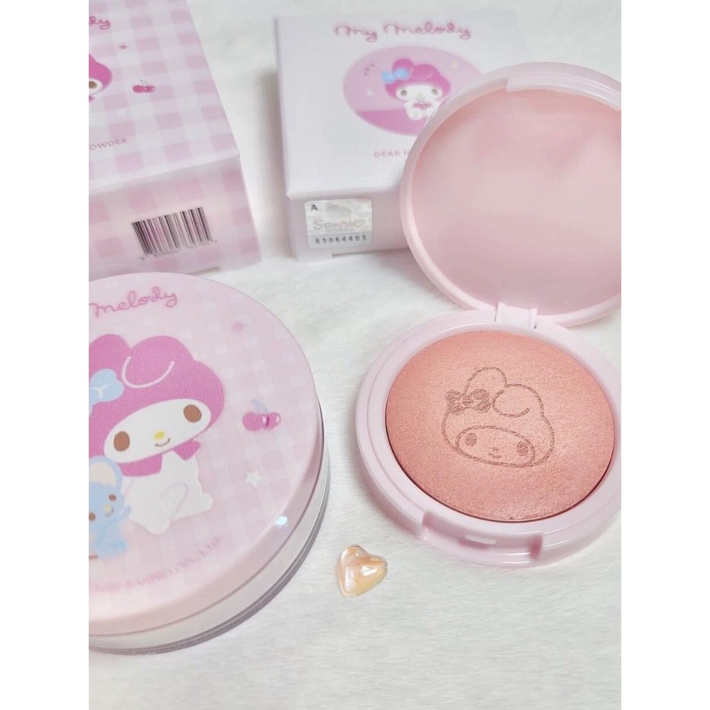 正品 限量！韓國Kirsh三麗鷗聯名高光散粉 美樂蒂庫洛米玉桂狗 蜜粉-細節圖5