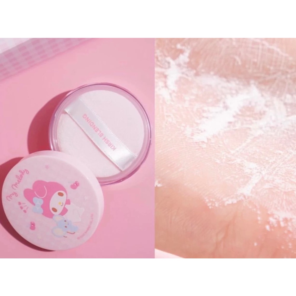 正品 限量！韓國Kirsh三麗鷗聯名高光散粉 美樂蒂庫洛米玉桂狗 蜜粉-細節圖6