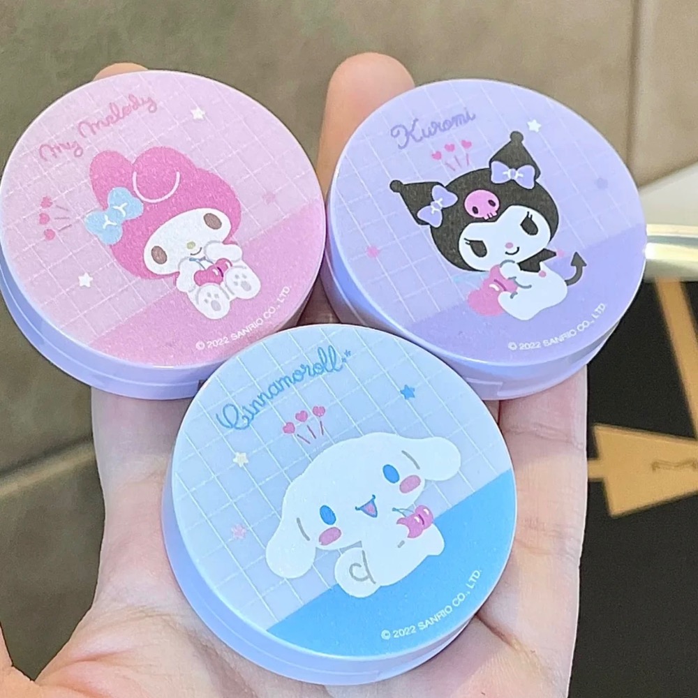 正品 限量！韓國Kirsh三麗鷗聯名高光散粉 美樂蒂庫洛米玉桂狗 蜜粉-細節圖7