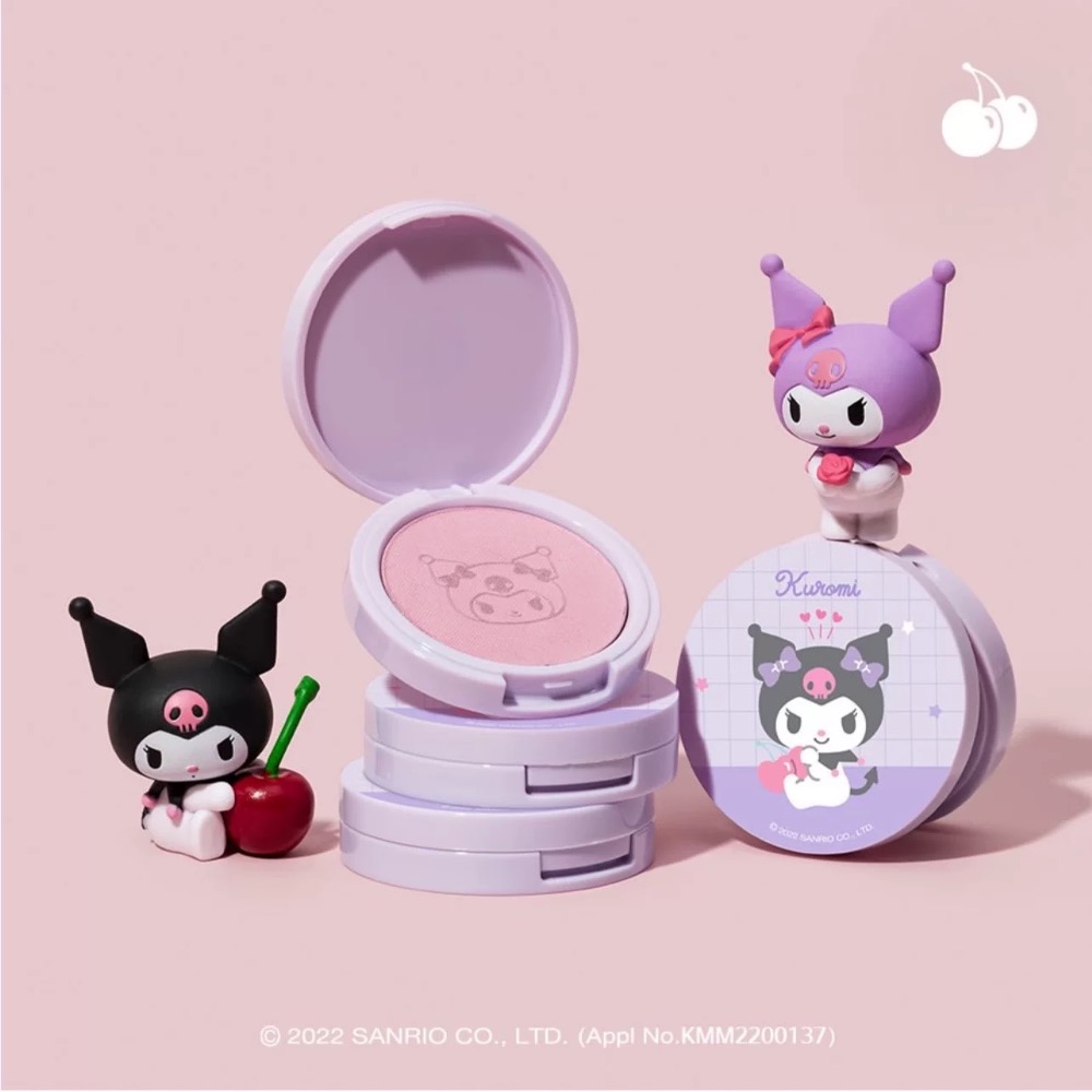 正品 限量！韓國Kirsh三麗鷗聯名高光散粉 美樂蒂庫洛米玉桂狗 蜜粉-細節圖9