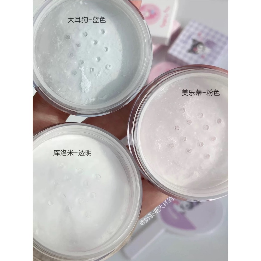 正品 限量！韓國Kirsh三麗鷗聯名高光散粉 美樂蒂庫洛米玉桂狗 蜜粉-細節圖10