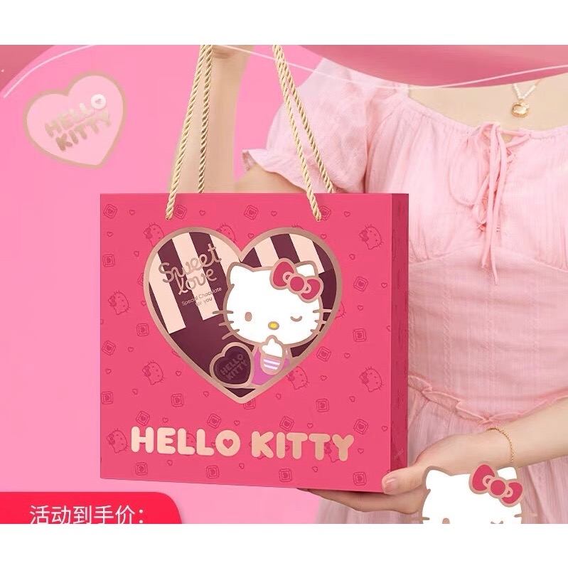 正品 馬克圖布Hello Kitty巧克力項鍊飾品 禮盒 送女友禮物💝-細節圖2
