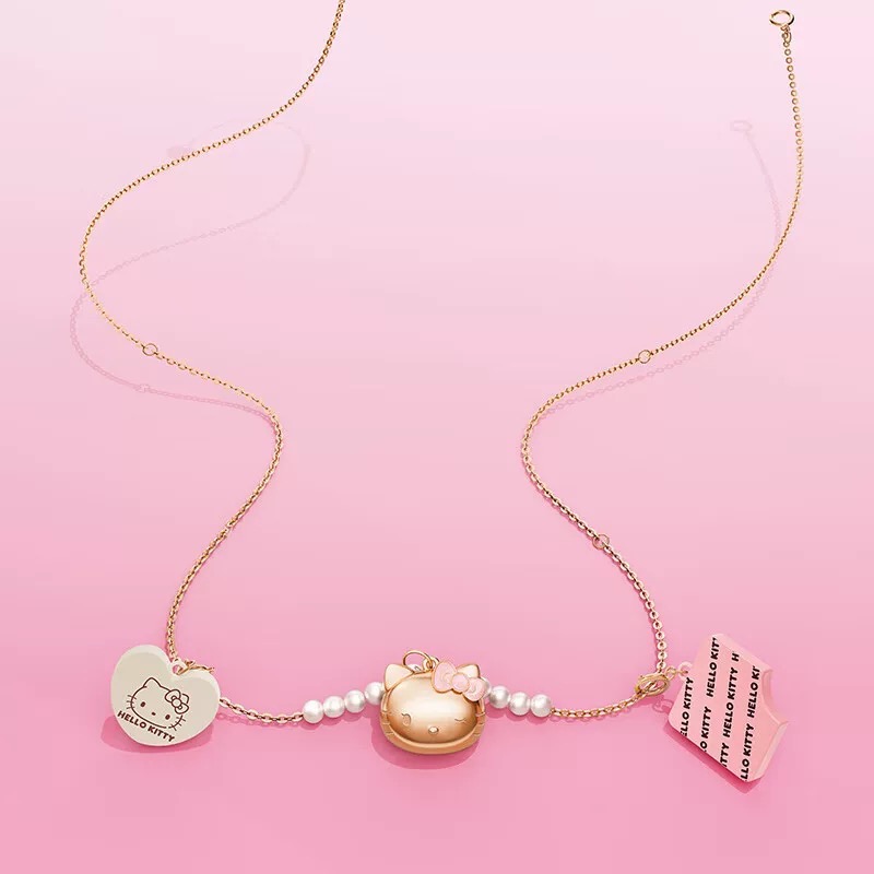 正品 馬克圖布Hello Kitty巧克力項鍊飾品 禮盒 送女友禮物💝-細節圖3