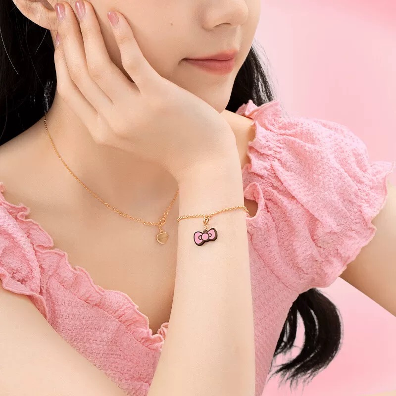 正品 馬克圖布Hello Kitty巧克力項鍊飾品 禮盒 送女友禮物💝-細節圖4