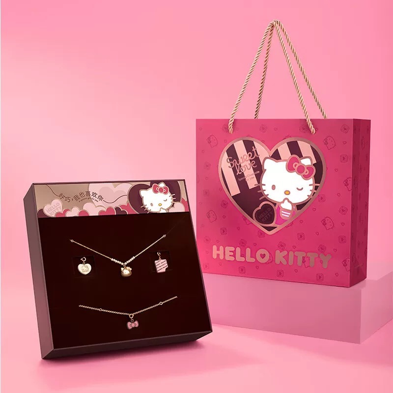 正品 馬克圖布Hello Kitty巧克力項鍊飾品 禮盒 送女友禮物💝-細節圖5