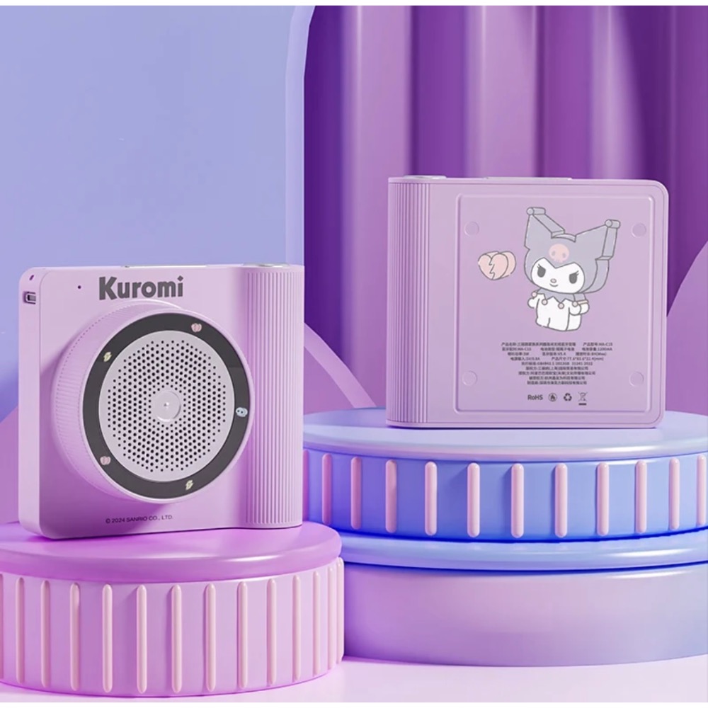 正品 三麗鷗hellokitty相機藍牙音響 無線迷你小型音箱 女生日禮物高音質-細節圖3