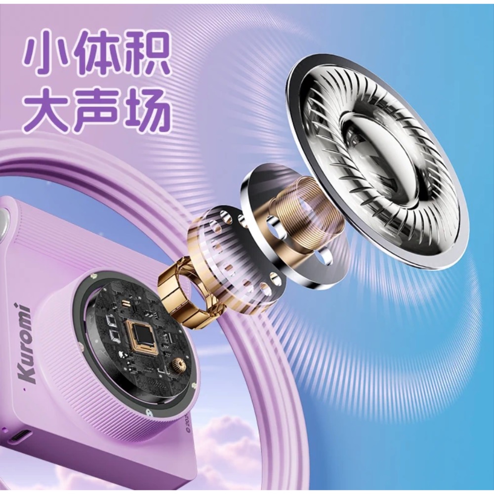 正品 三麗鷗hellokitty相機藍牙音響 無線迷你小型音箱 女生日禮物高音質-細節圖8