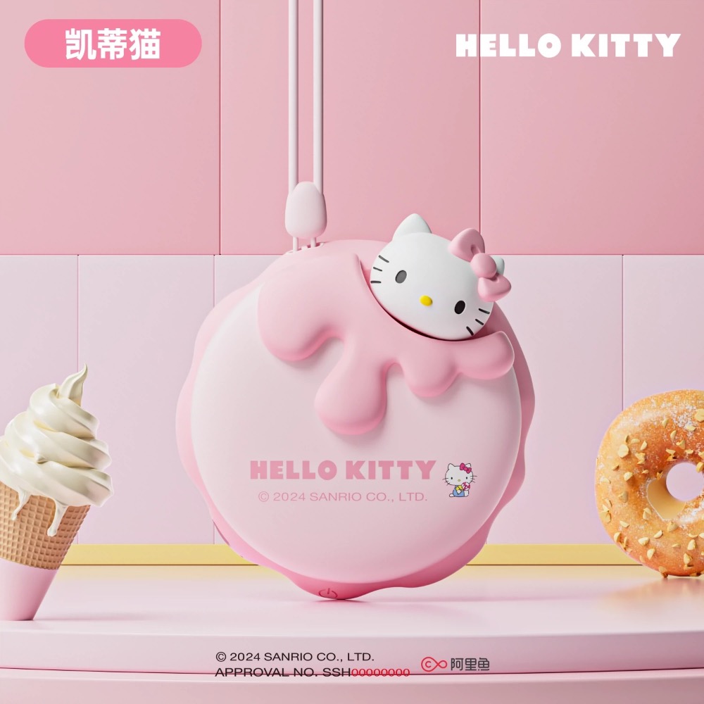 正品 2024新款 甜甜圈造型 kitty暖手寶 冬天暖手保暖神器 高顏值-細節圖10